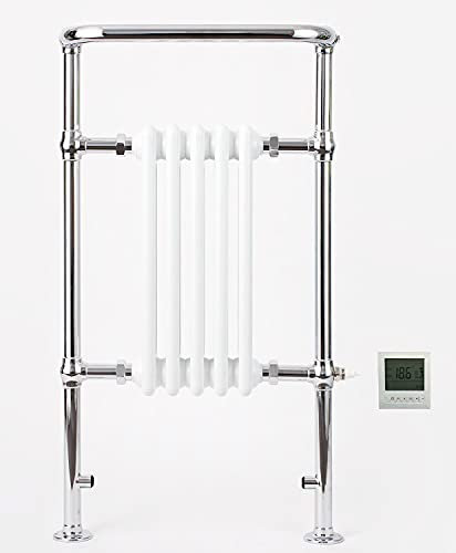 Greened House Windsor Electric Traditional Column Towel Radiator (963mm High x 538mm Wide) Towel Rail