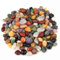 1 kg Wunderstein24 Bunter Trommelsteine - Mix echte Edelsteine - 100% Naturmischung aus Indien Ø ca. 15 – 20 mm Heilsteine Wassersteine Glückssteine Mineralien Dekosteine