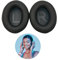wilcractk Compatible con Bose Quiet Comfort 35 Auriculares Almohadillas de Espuma - Proteína de Cuero y Espuma de Memoria - Mejora de Aislamiento Acústico - Fácil Reemplazo (2 Piezas Negro)