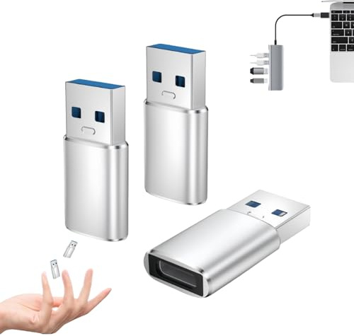 Fankayi 3PCS USB C to USB Adapter, USB Type C to USB A Converter, US/B C Female to USB Male Adapter, Universal USB to US/B C Cable Adapter Compatible with Multiple Types of Devices
