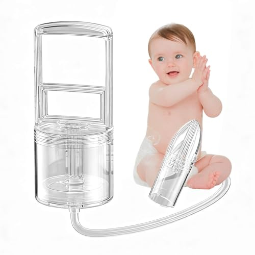 YAZWUR Aspiratore Nasale Manuale per Bambini, Pulitore Nasale Portatile, Pompetta in Silicone Morbido, Aspiratore Nasale da Viaggio