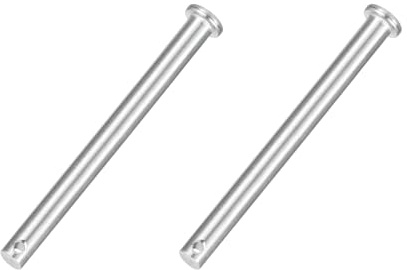 QUARKZMAN 2Pcs M8 x 90mm Perno A Forchetta Monoforo Testa Piatta In Acciaio Inox 304 Per Aggancio Rimorchio Riparazioni Meccaniche Installazione Mobili Attrezzature Industriali