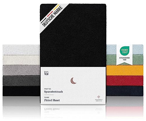 Blumtal frotté underlakan - Cuddly soft underlakan, Oeko-Tex certifierat, olika färger och storlekar