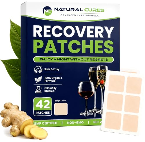 Recovery Patches 42 Pack - Wake Up Refreshed and Energized with Skin-Friendly Patch - Strong Adhesive for Secure Fit - Natural Ingredients for Quick Recovery