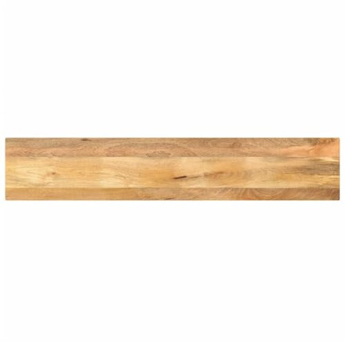 vidaXL Tischplatte, Holzplatte für Esstisch Couchtisch, Massivholzplatte Rustikales Design, Ersatztischplatte, 180x20x2,5cm Rechteckig Massivholz Mango