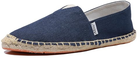 Altxic Espadrilles Plates en Toile Confortables à Bout Fermé pour HommeBleu Marine45 EU