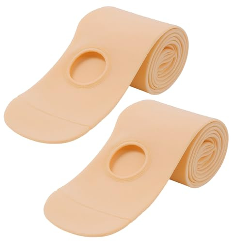 Vidsmow 2 paia di collant convertibili da balletto per ragazze e donne, morbidi elastici per balletto, ginnastica, yoga, palcoscenico, uniformi, traspiranti, resistenti e antiscivolo in vita