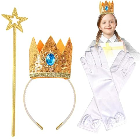 Celuicion Set di Tiara, Per Costumi Per Ragazze E Adulti - Per Feste Di Costumi, Opere Scuole E Eventi