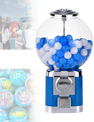 Distributore classico di macchina di Gumball - Distributore automatico a bolle retrò con chiave per giocattoli e caramelle, ideale per feste per bambini, divertimento e intrattenimento sfuso