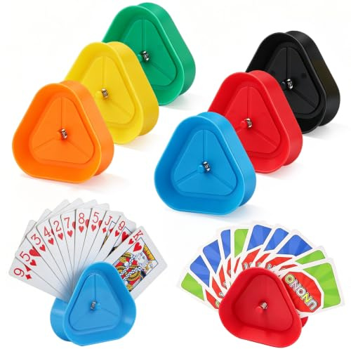 JSMTKJ 6 Piezas Soporte para Naipes, Juego de Cartas Titular