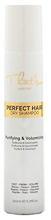 That'So Perfect Hair Dry Shampoo - Shampoo Secco Purificante E Volumizzante con the verde, proteine della seta e amido di riso - 200 Ml