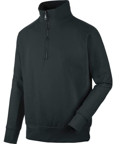 WÜRTH MODYF Arbeitstroyer Job+ – weicher Pullover mit Stehkragen und Viertel-Reißverschluss – perfekt für Handwerk, Werkstatt, Arbeiten im Freien grau – Größe 6XL