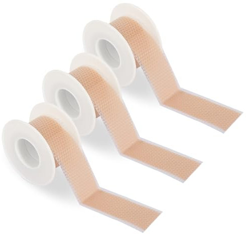Blasenpflaster 3 Rollen Hydrokolloid Pflaster Wasserdicht Gel Pflaster Blasenprävention Fersenkissen Tape für Füße Fersenpolster Linderung von Reibungsschmerzen Finger Zehen Vorfuß Ferse (2cm x 1m)