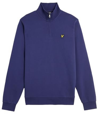 Lyle & Scott Premium Troyer Herren – 100% Baumwolle | Half Zip Sweatshirt mit Basic Design | XS-XXL