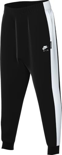 Nike Unisex Kinder Air Für Ältere Fleece-Jogger, Black/White/White, 14-15 Jahre EU