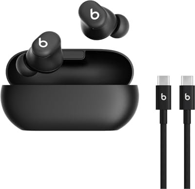 Beats Solo Buds - Wireless Bluetooth Earbuds with USB-C Charging Cable 1.5 m - Matte Black