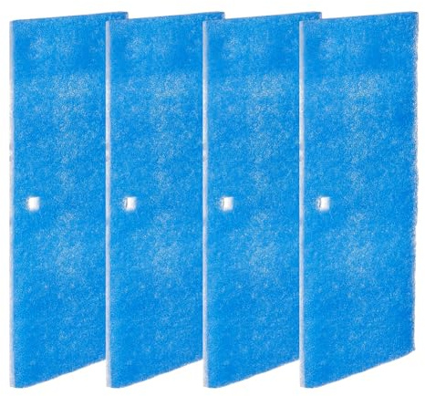 AHANDMAKER 4 Pack Air Vent Filters 5.9x14.2x0.47in Washable Reusable RV AC Furnace Filters for RV Travel Home Heating Cooling System Airflow Upgrade Dust Protection, Royal Blue