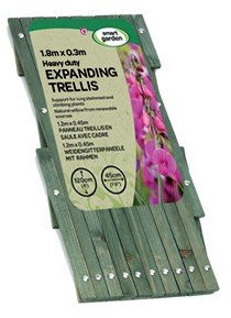 Smart Garden Heavy Duty Expanding Trellis - Green - 1.8m x 0.3m