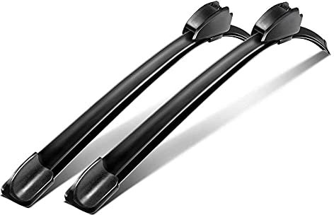 530mm 350mm Good Wiper 2x Front Scheibenwischer mit Hakenbefestigung Wischerblätter Set für Frontscheibe Scheibenwischerblätter Satz Premium Qualität AERO. INION (Good Wiper 530mm 350mm)