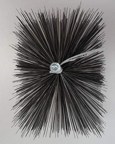 Horno Tubo Cepillo Cepillo de alambre Chimenea Cepillo Calderas Cepillo Cepillo Escoba Tubo de chimenea chimenea Horno Rectangular de abotonado Acero alambre de deshollinador de calidad