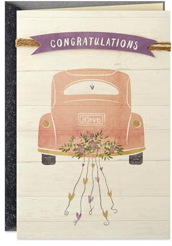 Hallmark Wedding Card, Bridal Shower Card, or Engagement Card (Enjoy the Journey)