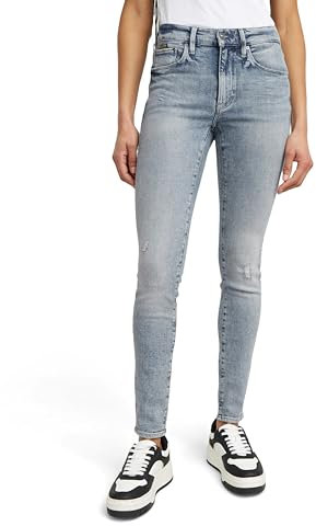 G-STAR Damen 3301 Skinny Jeans, Blau (Antique Faded Ripped Icecap D05175-D441-G722), 31W / 32L