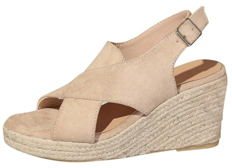 Generico Sandali Da Trekking Donna Elegante Casuale Sandalo Da Vacanza Ciabatte Da Citt Senza Tacco Scarpe Sandali Donna Eleganti