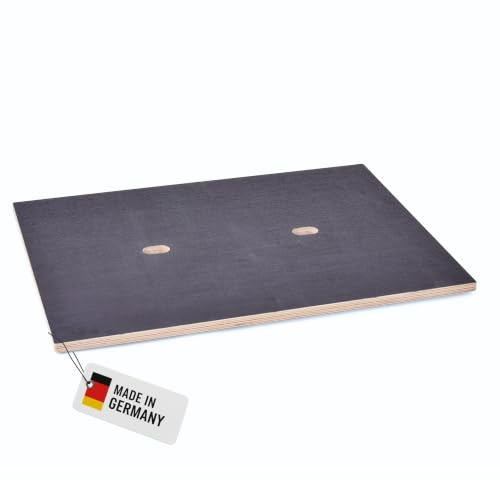 WFix Plan de travail avec support 700 x 500 mm compatible avec L-BOXX Contractor | 18 mm - Sérigraphie en bouleau - Antidérapant - Se clipse sans outil - Fabriqué en Allemagne