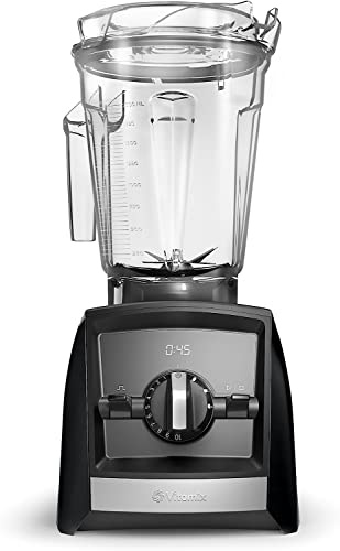 VITAMIX Ascent 2500 Blender Noir avec Minuterie digitale et fonction pulse.(Capacité 2.0 litres)