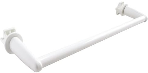 SOMATHERM FOR YOU, Barre pour sèche-Serviette Blanche à Visser, Compatible avec radiateurs à Tube Rond, Longueur 36 cm, Finition élégante pour Un Confort Optimal dans Votre Salle de Bain