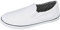 Mens Canvas Mesh Slip On Espadrilles Casual Low Top Plimsoll Trainers Size 7-12 (White, UK Footwear Size System, Adult, Men, Numeric, Medium, 9)