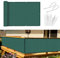 Sunnylaxx Balkon Sichtschutz Balkonabdeckung 100x500 cm Windschutz Leicht Transparent Blickdichte Balkonumspannung,Balkonverkleidung,HDPE Wind- und UV-Schutz, mit Ösen und Kabelbinder Grün