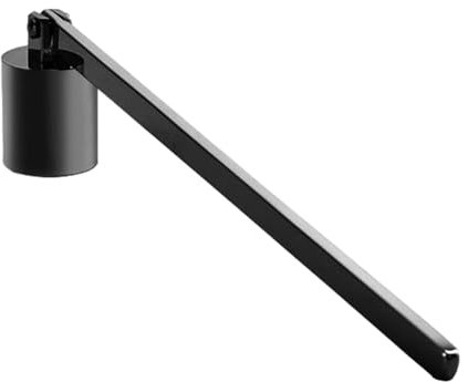 Snuffer per candele con manico lungo, estintore per candele in acciaio inossidabile, strumento per spegnere la fiamma della candela, spegnitoio per candele rustiche, estintore per candele nere,