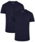 DANISH ENDURANCE Men's T-Shirts, Organic Cotton T-Shirts for Men, Multipack, Crew Neck or V-Neck, Short Sleeve, Premium Soft Blend, 2-Pack Dark Navy XL