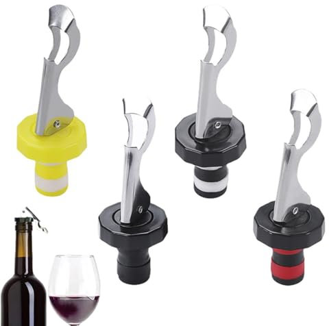 Tappo Vino Sottovuoto, 4 Tappi Bottiglie Vino, Tappi Vino Tappo Spumante Tappi Bottiglie Vetro Tappo Champagne Riutilizzabile Accessori Vino