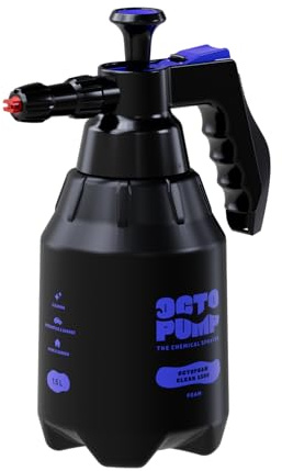 Octopump OctoFoam Clean 1500 | Spruzzatore in schiuma premium con atomizzatore | 1500 ml | Adatto per mezzi alcalini e detergenti | Casa, giardino, officina e industria | Made in Germany