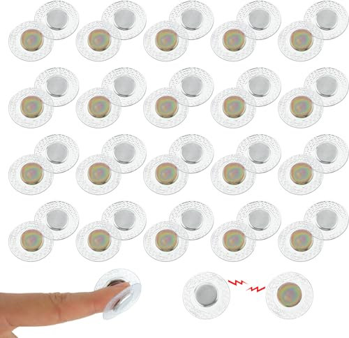 20 Paar Unsichtbare Magnetknöpfe,Magnete zum Einnähen,1.5cm Nähen Magnet Knopf,Hidden Magnetische Knopf Druckknöpfe,Magnetverschluss Nähen für Handtaschen Kleidung Lederhandwerk