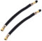 2 Piezas Extensor de Válvula Extensión de Vástago, Extensión de Válvula de Neumático de Goma, Extensión del Vástago Válvula de Automóvil, para Coche Moto Bici Camión Caravana