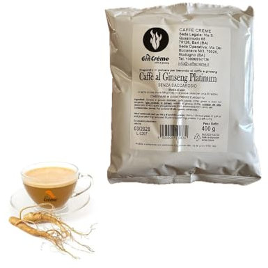 Caffè Crème - GinCrème - Café en ginseng amaro - Enveloppe de 400 g