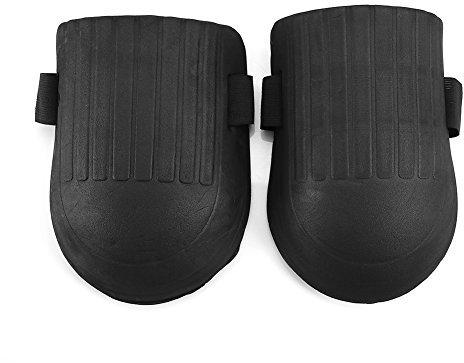 Padres de rodilla espuma suave Protector de rodilla Sports Support de rodilla Gear de protección para jardinería deportiva al aire libre Negro 7.5x5.90 pulgadas 1 par