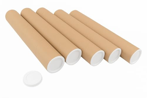 Materia Prima Tube porte-plans en carton 64 x 6 cm (5)