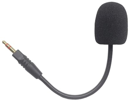 Thewasc Durabilità ABS Metallo Ricambio Microfono Boom Braccio Regolabile Per Cuffie Mic Per Chiaro Voice Chat Streaming Cancellazione Rumore Boom Mic Braccio