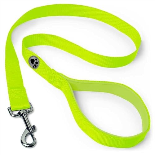 iGadgitz Home U7327 Padded Handle Dog Lead Leash - Green - 100cm (1m)