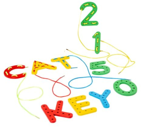 Zxpjkyu Letter And Number Threading Game to Develop Coordination And Create Letters