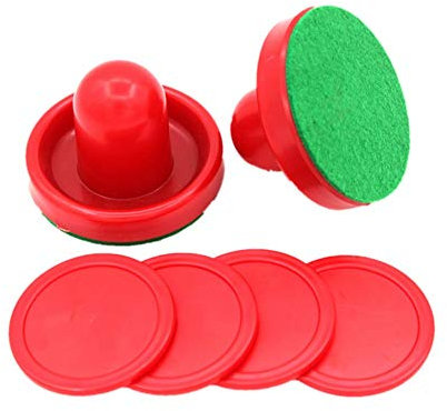 SUNREEK air Hockey Unterlegscheiben Set 2 und 4 Stück rot