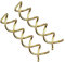 Voarge 20 Spiralhaarnadeln, Twist-Haar-Clips, abgerundete Haarspangen, für Haarstyling, Spiralförmig, (gold) Item Name (aka Title)