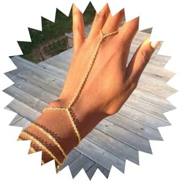 Cimenexe Bracelet Bohème en Couches Bracelet Esclave Minimal Bague en Or Bague Plage Bijoux pour Femmes et Filles Cadeaux