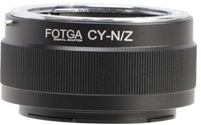 FOTGA Anello adattatore per obiettivo Contax/Yashica C/Y CY su fotocamera mirrorless Z-Mount, compatibile con fotocamera mirrorless Nikon Z50 Z30 Z9 Z8 Z7II Z6II Z7 Z6 Z5 Zf Zfc Full Frame Mirrorless