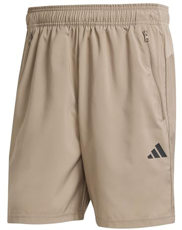 Adidas Herren Train Essentials Woven Training Shorts, Chalky Brown/Black, L 5 inch