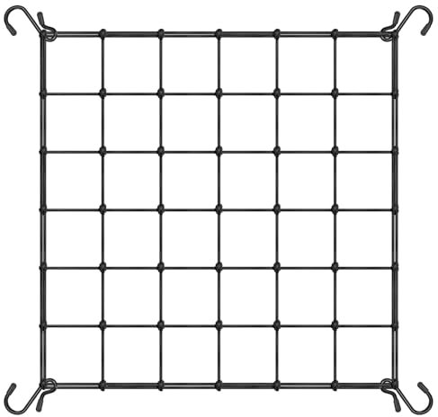 Frogetu 1 Pieza Red de Enrejado para Plantas,60×60cm,Red De Tienda De Cultivo,Red Elástica para Plantas,Red de Nailon,Red de Protección de Verduras,para Plantas,Verduras,Frutas